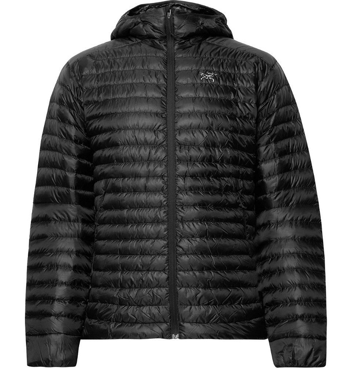 Photo: Arc'teryx - Cerium SL Packable Quilted Shell Hooded Down Jacket - Men - Black
