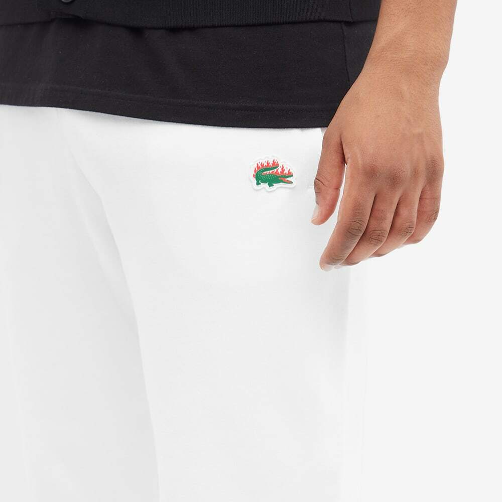 Lacoste x Thrasher Sweat Pant in White Lacoste
