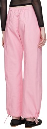 Sandy Liang Pink Tifosi Trousers