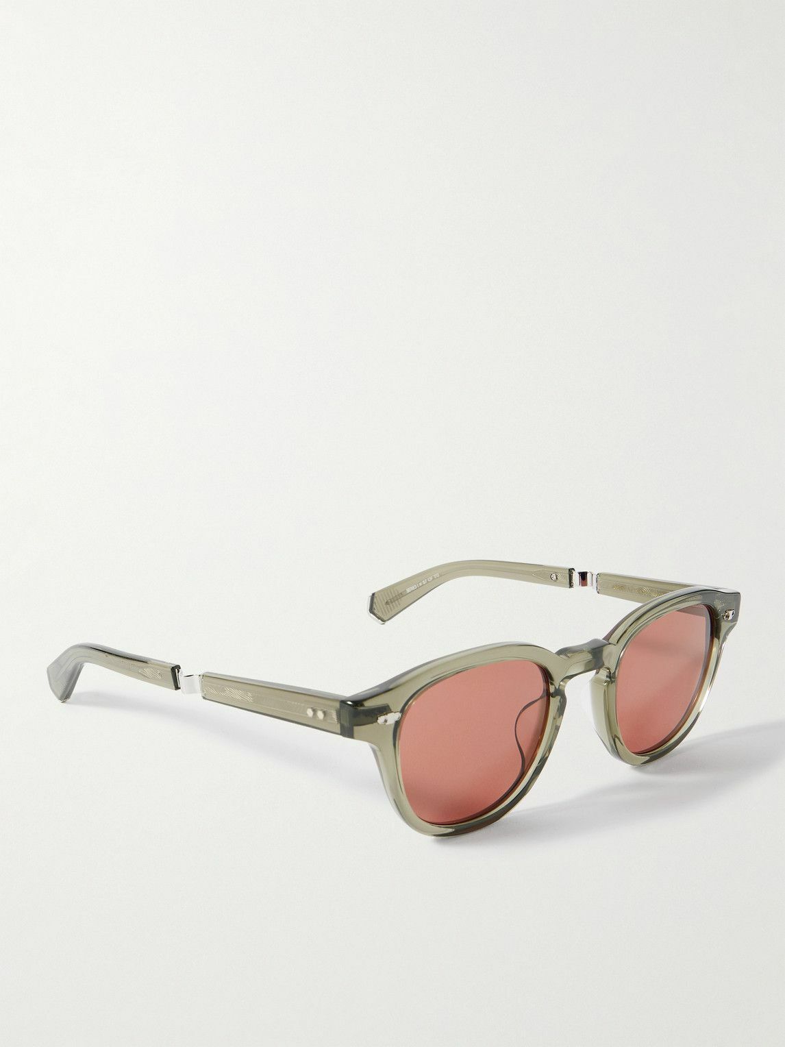 Mr Leight - James S Round-Frame Acetate and Titanium Sunglasses