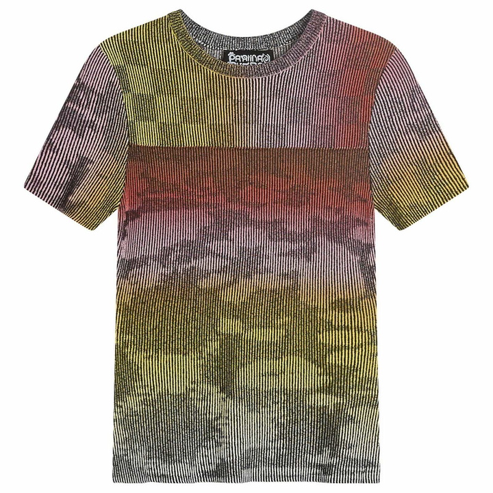 Photo: Paolina Russo Women's Illusion Knit Cap Sleeve T-Shirt in Rainbow