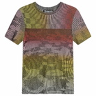 Paolina Russo Women's Illusion Knit Cap Sleeve T-Shirt in Rainbow