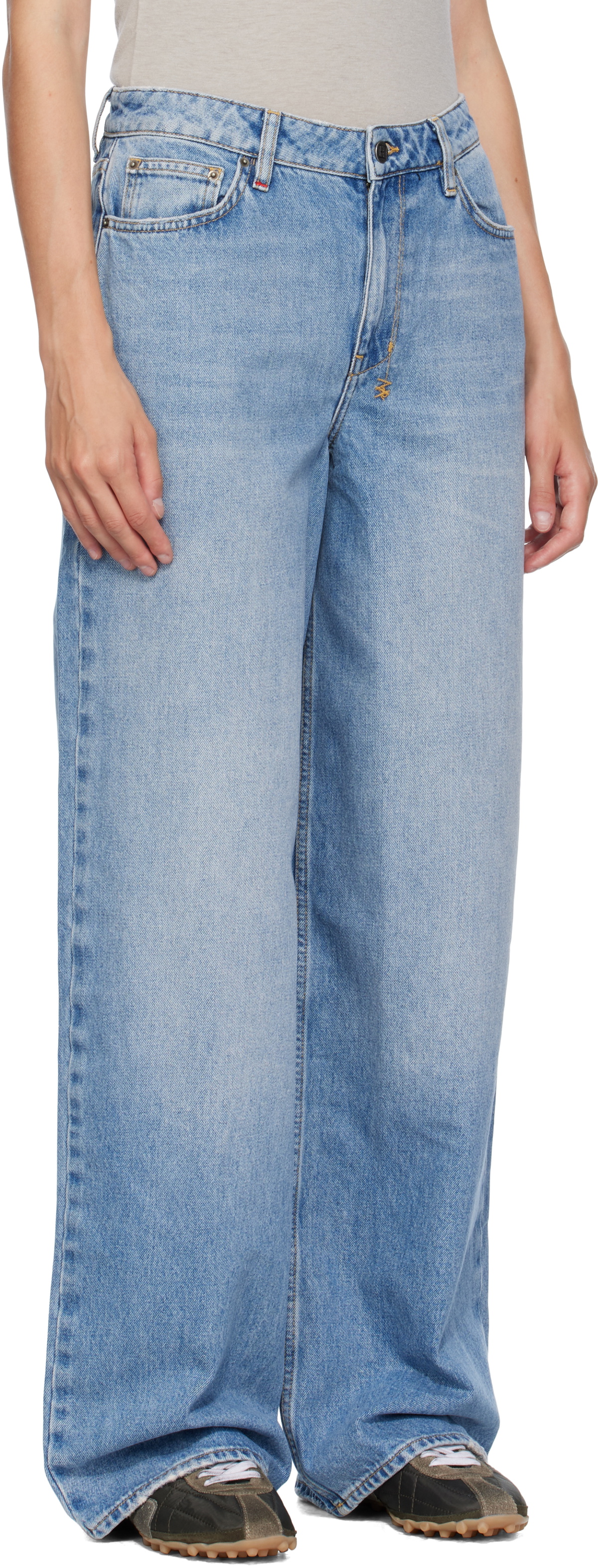 Ksubi Blue Baggy Horizon Jeans