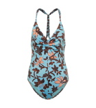 Ulla Johnson Madeira halterneck floral swimsuit