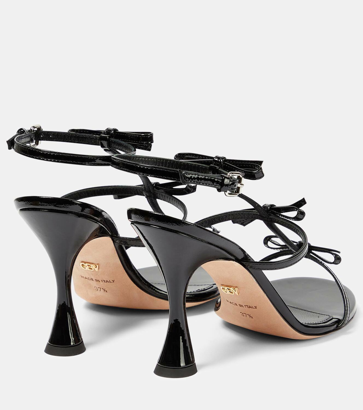 Giambattista Valli Love Bow patent leather sandals