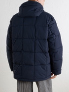 A.P.C. - Joshua Hooded Quilted Shell Down Jacket - Blue