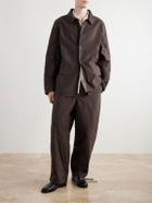 Casey Casey - Hugo Waxed Cotton Jacket - Brown