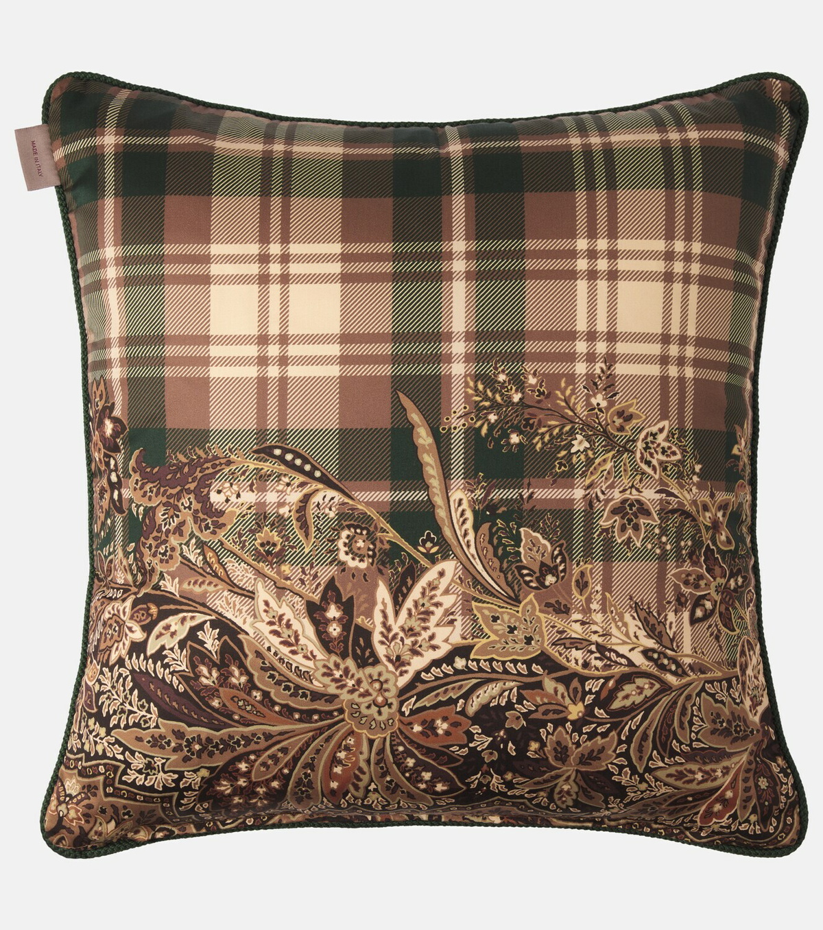 Etro Printed cotton cushion