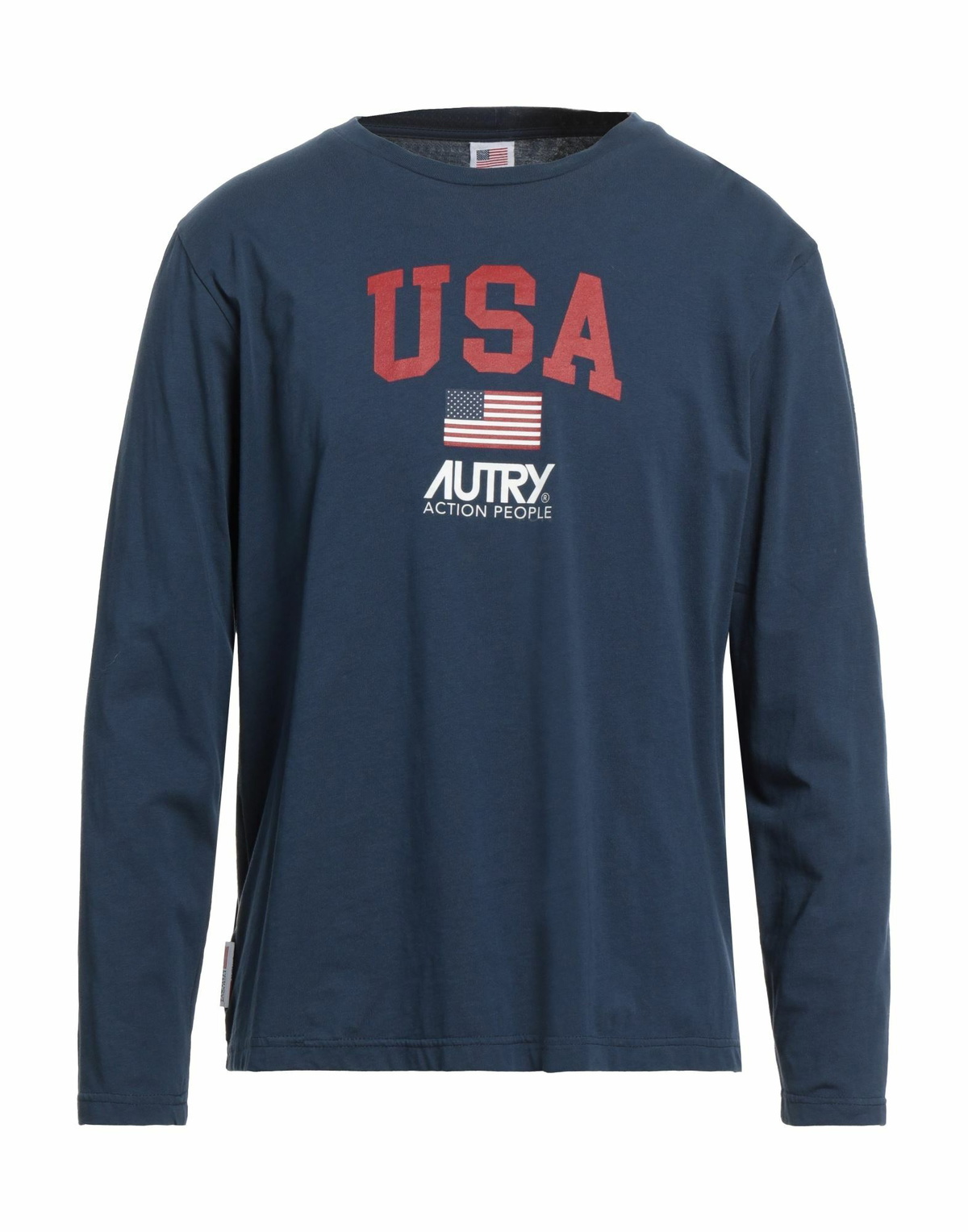 Autry Mens T-shirt Midnight in Blue