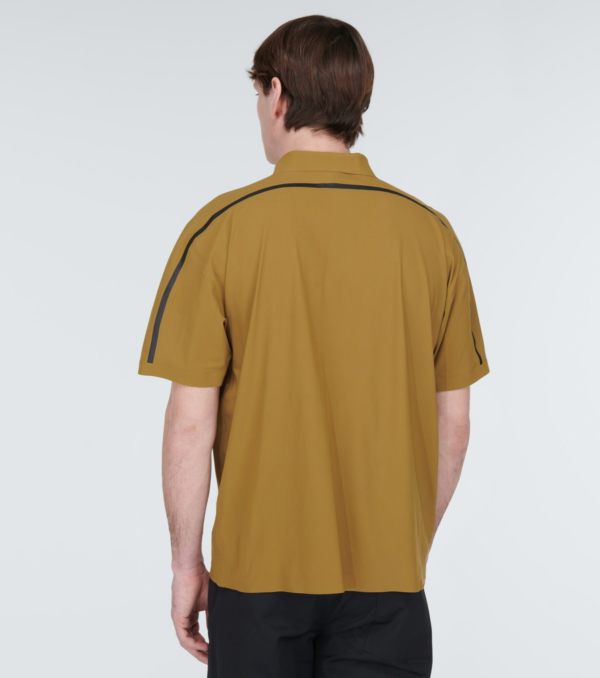 トップス GR10K ULTRASOUND L/S IMITATION TAPEDPOLO GR10K ULTRASOUND L/S IMITATION TAPED POLO