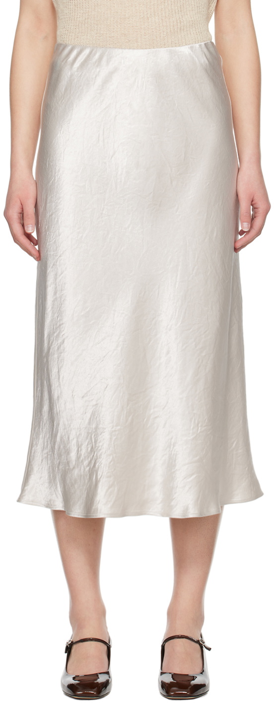 Max Mara Leisure Off-White Alessio Midi Skirt