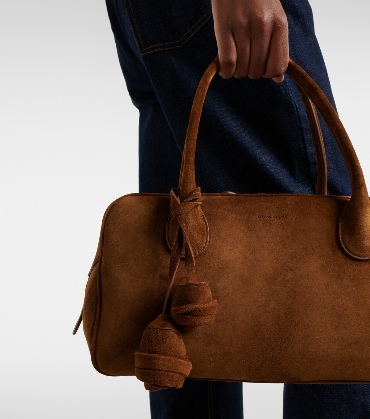 Magda Butrym Brigitte Large suede tote bag