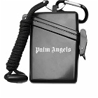 Palm Angels Men's Water Resistant Beach Case in Black/White