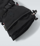 Moncler Grenoble Leather-trimmed ski gloves