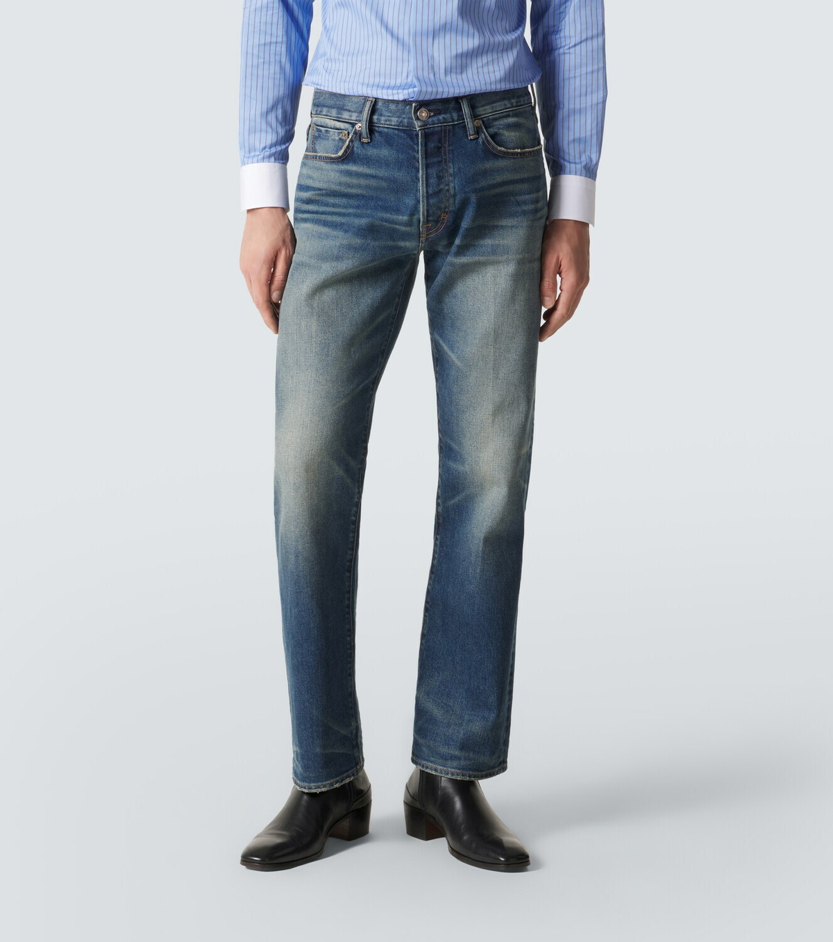 Tom Ford Faded straight jeans