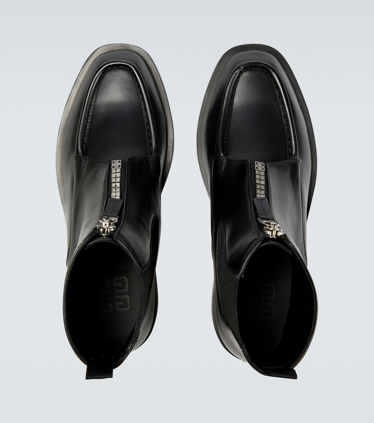 ショートブーツ・ブーティ GIVENCHY BE702E1NG Ankle Boots Black GIVENCHY Embellished leather ankle boots | NET-A-PORTER