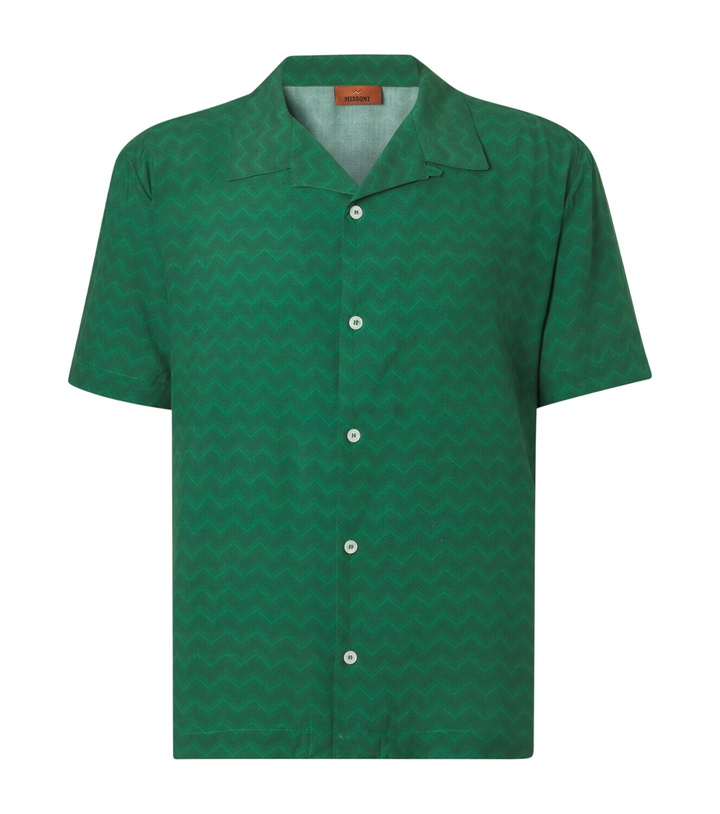 Photo: Missoni Zigzag bowling shirt