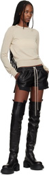 Rick Owens Off-White Temple Biker Level Sweater