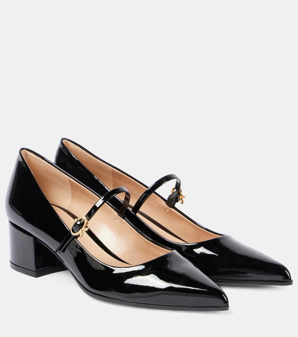 Gianvito Rossi Ribbon patent leather Mary Jane pumps Gianvito Rossi