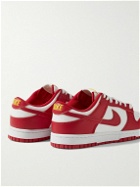 Nike - Dunk Low Retro Leather Sneakers - Red