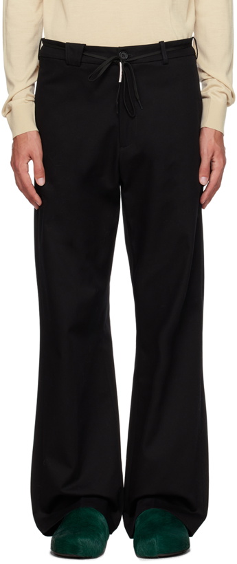 Photo: Marni Black Drawstring Trousers