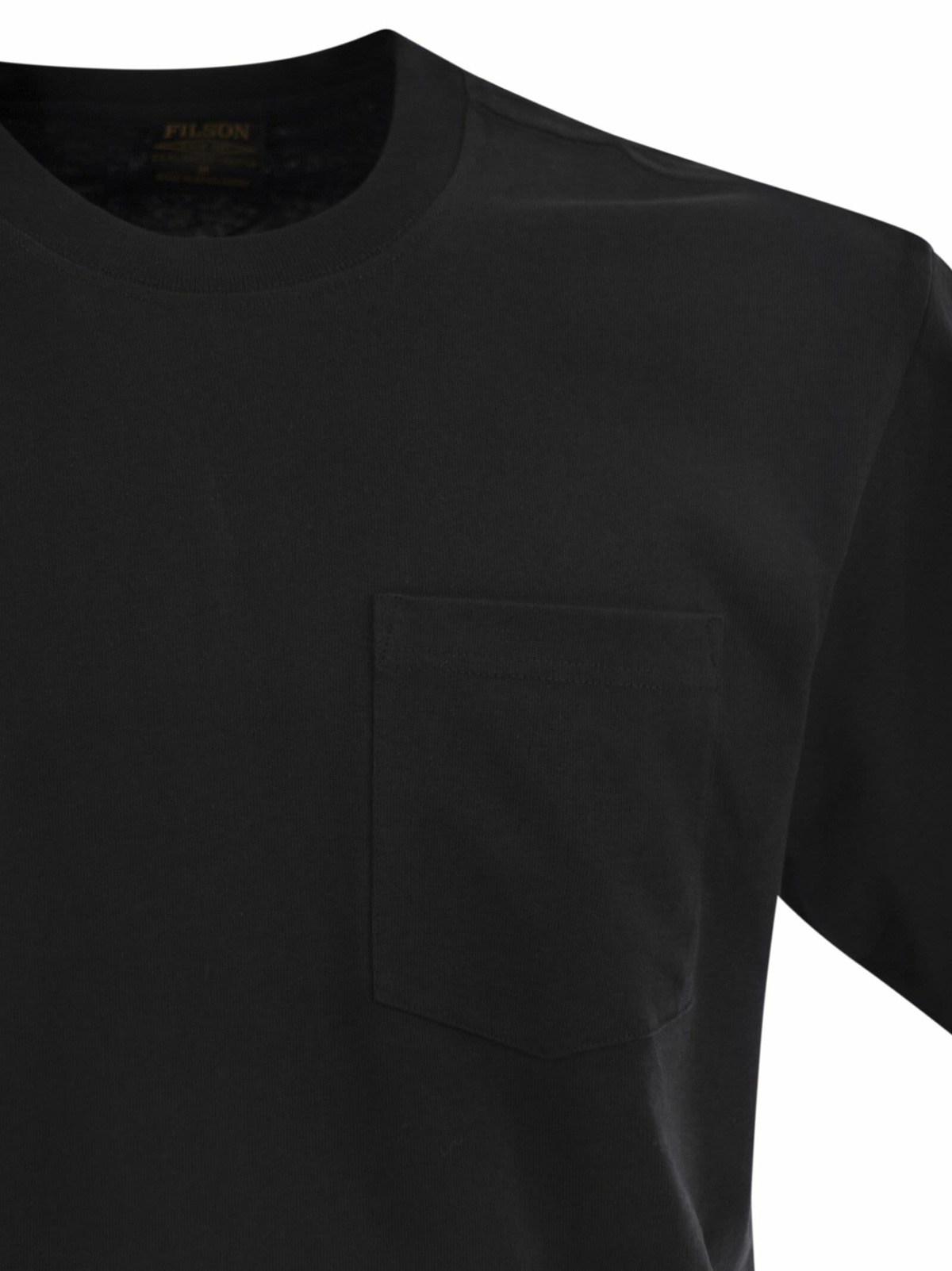 Filson Cotton T-shirt With Breast Pocket