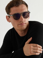 Dior Eyewear - DiorBlackSuit RI Aviator-Style Acetate and Silver-Tone Sunglasses