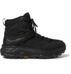 Hoka One One - Engineered Garments Tor Ultra 2 Rubber-Trimmed Leather and Nylon High-Top Sneakers - Black