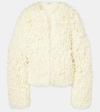 Fforme Van fringed wool-blend jacket