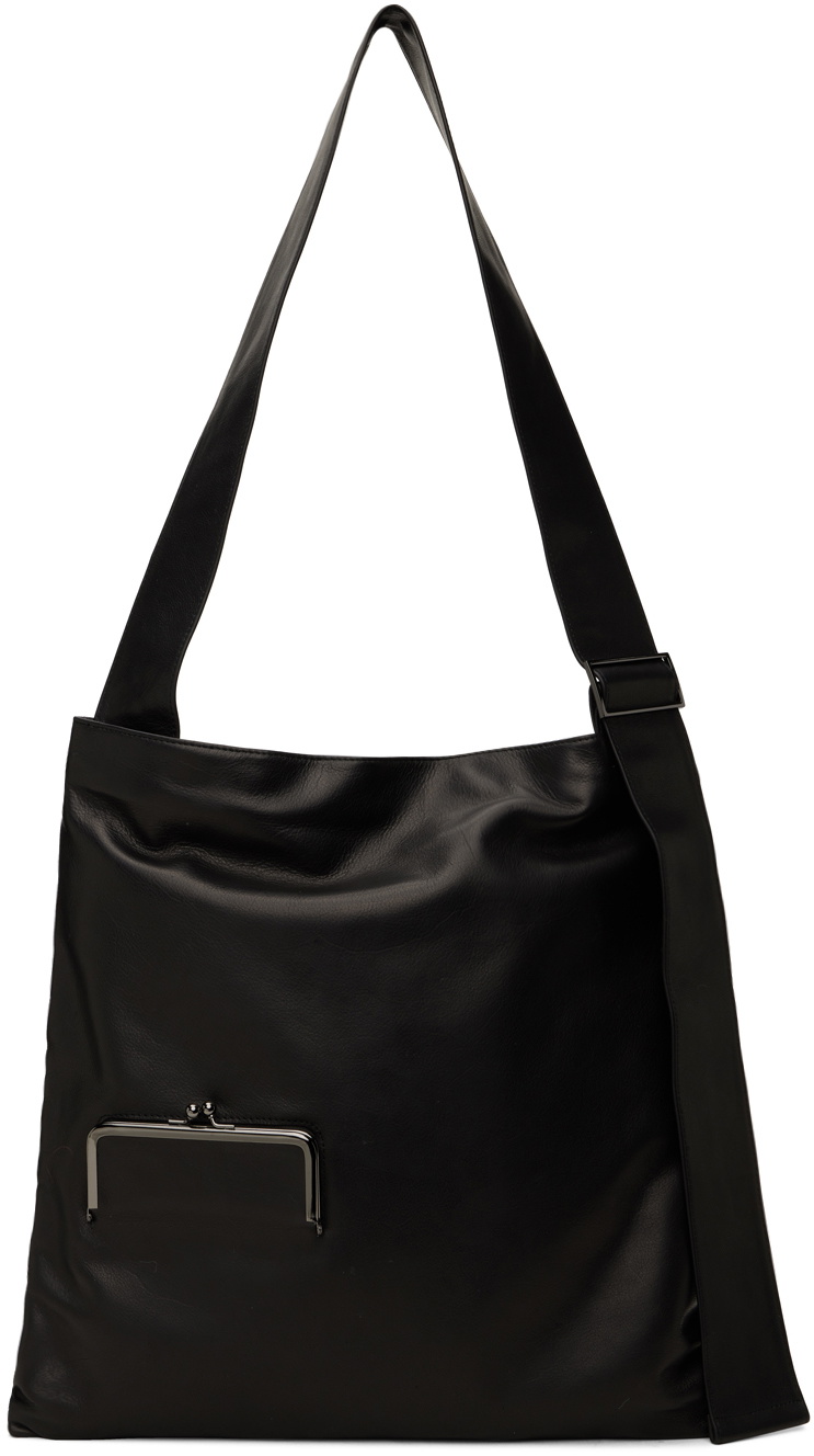 Yohji Yamamoto Black discord Clasp Bag Yohji Yamamoto