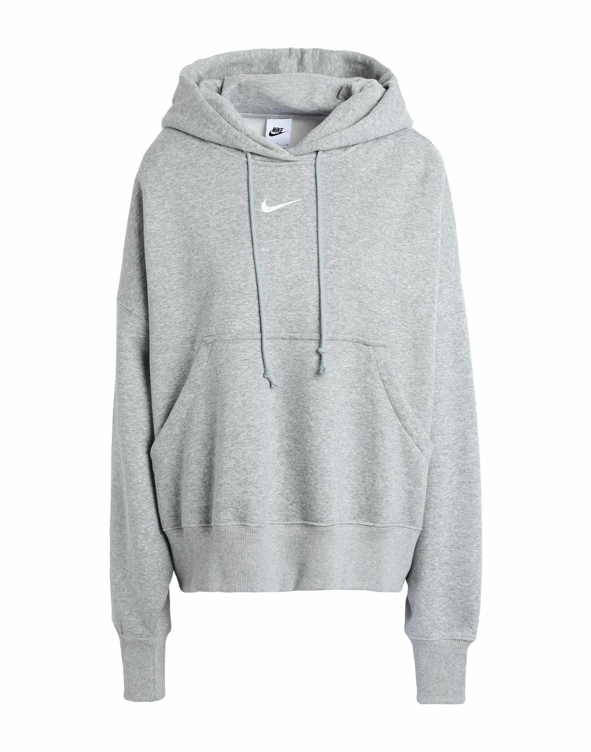 Nike W Nsw Phnx Flc Oos Po Hoodie Womens Sweatshirt in Grey