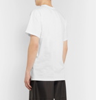 Loewe - Logo-Embroidered Cotton-Jersey T-Shirt - White