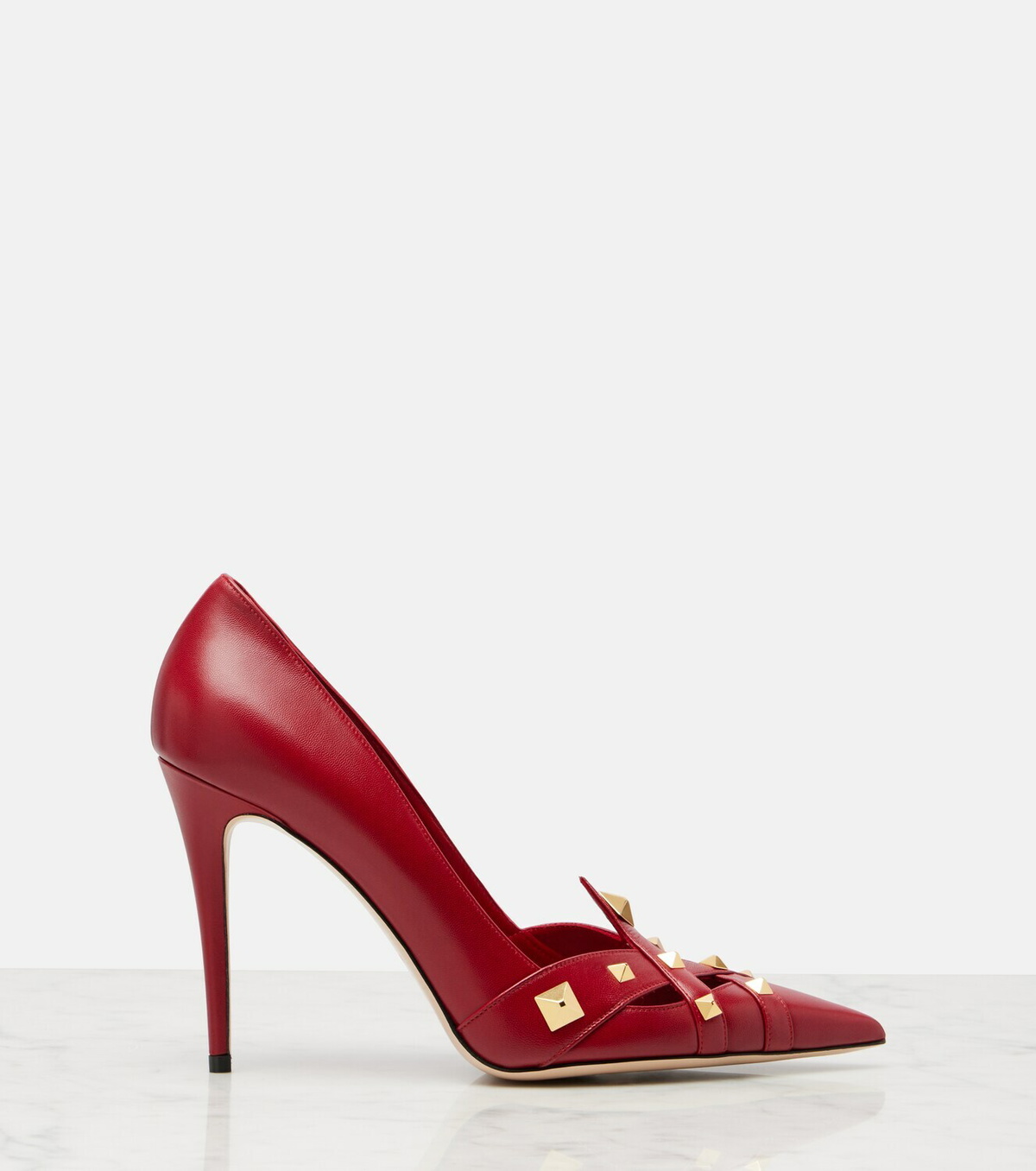 Valentino Garavani Studdy leather pumps