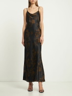 REFORMATION - Parma Silk Satin Long Dress