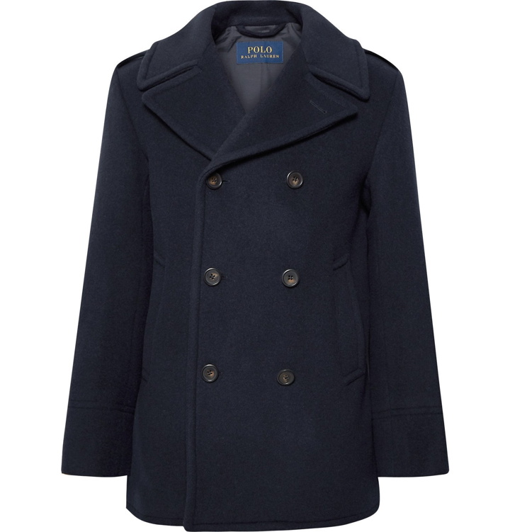 Photo: Polo Ralph Lauren - Wool-Blend Peacoat - Blue