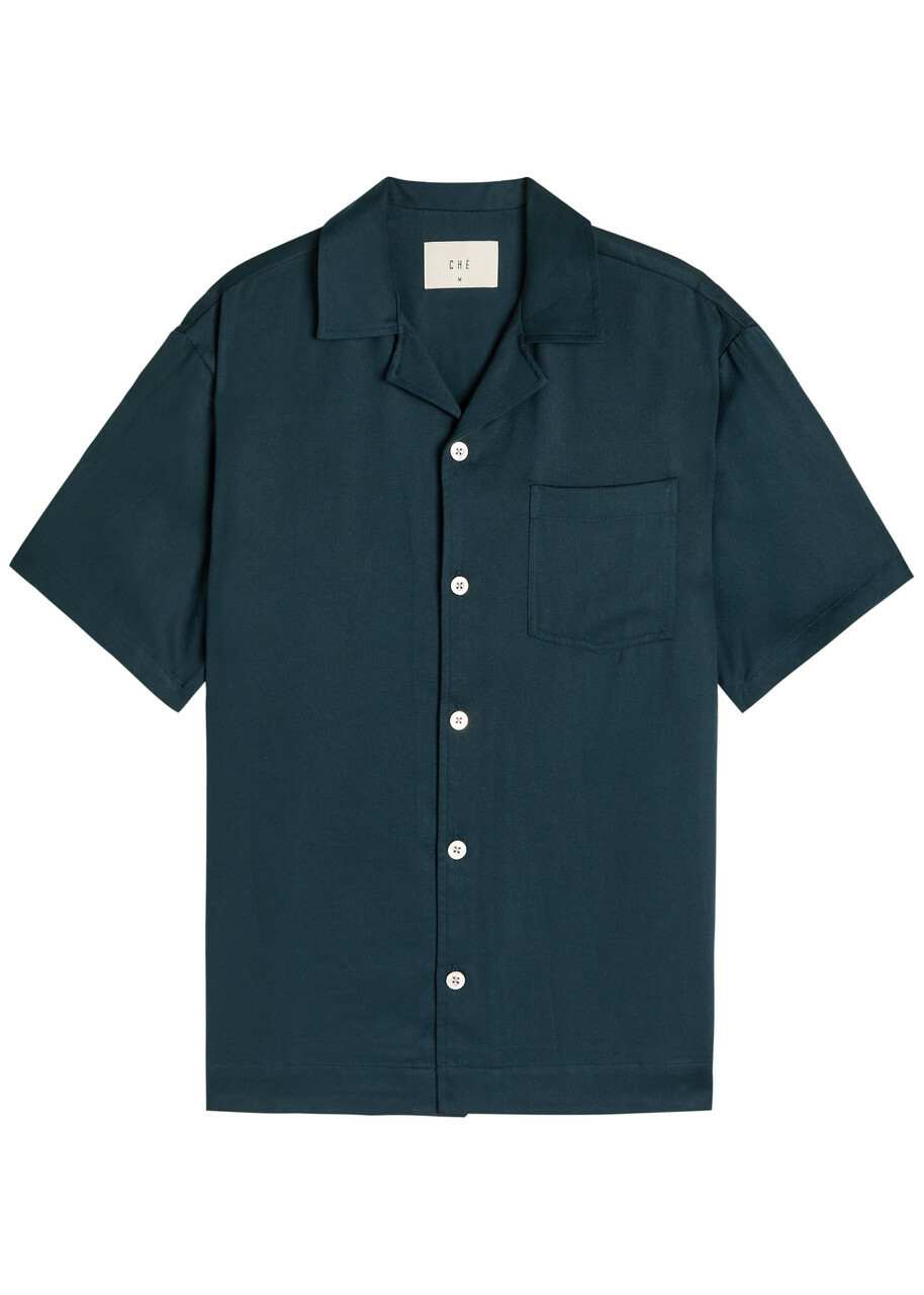 Che Tencel Shirt Navy
