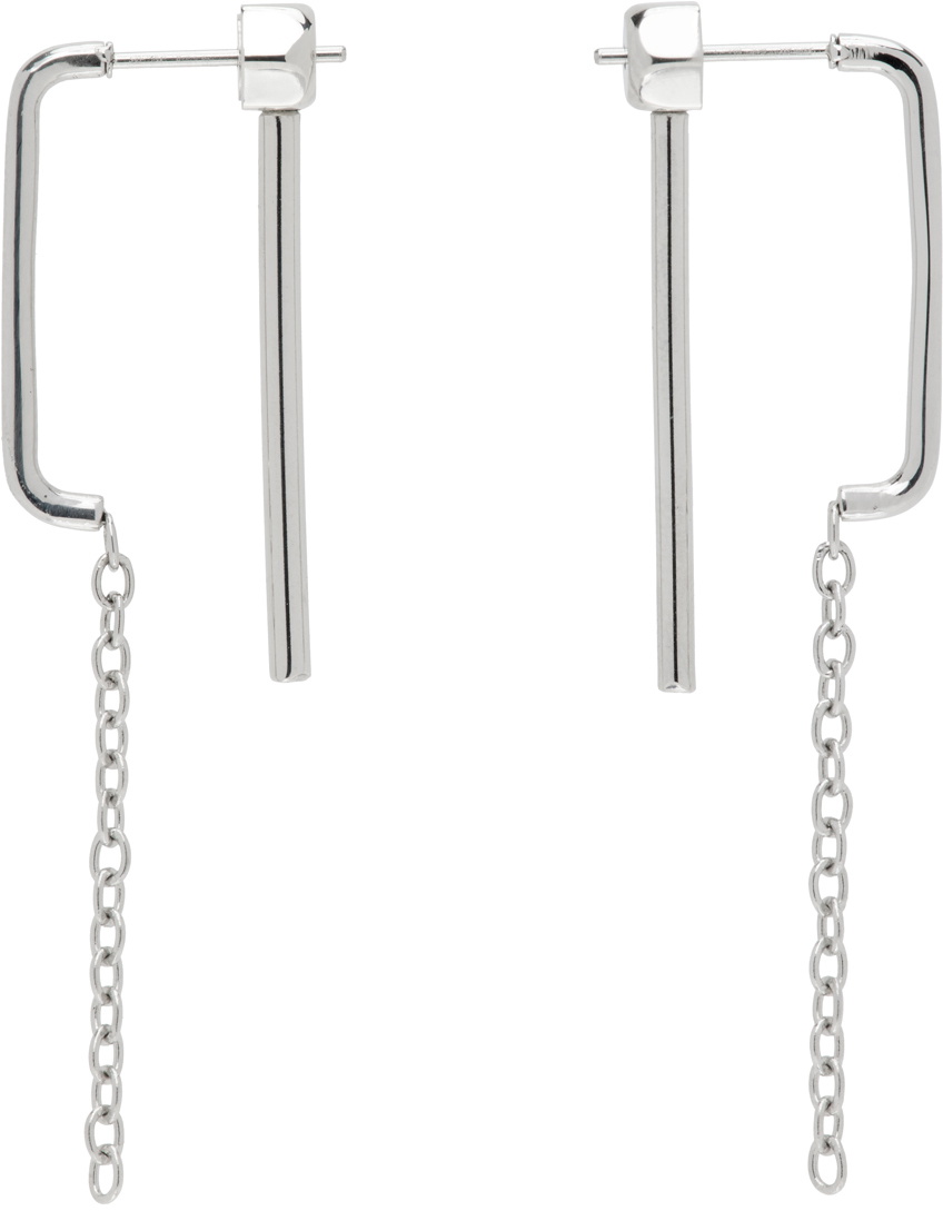 Vitaly Silver Thrash Earrings Vitaly