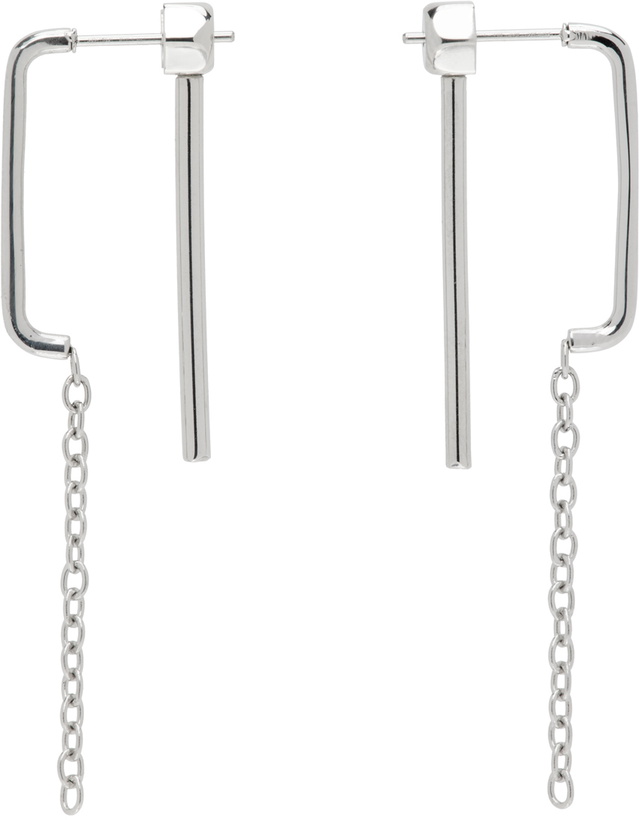 Photo: Vitaly SSENSE Exclusive Silver 02 Earrings