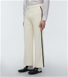 Gucci - Embroidered tweed pants