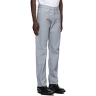 Helmut Lang Grey Reflective Masc Lo Easy Jeans