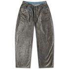 Acne Studios Men's Trousers in Silver/Blue