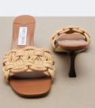 Jimmy Choo Chara raffia mules
