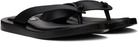 Jil Sander Black Thong Sandals