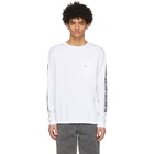 Noah White Zebra Pocket Long Sleeve T-Shirt