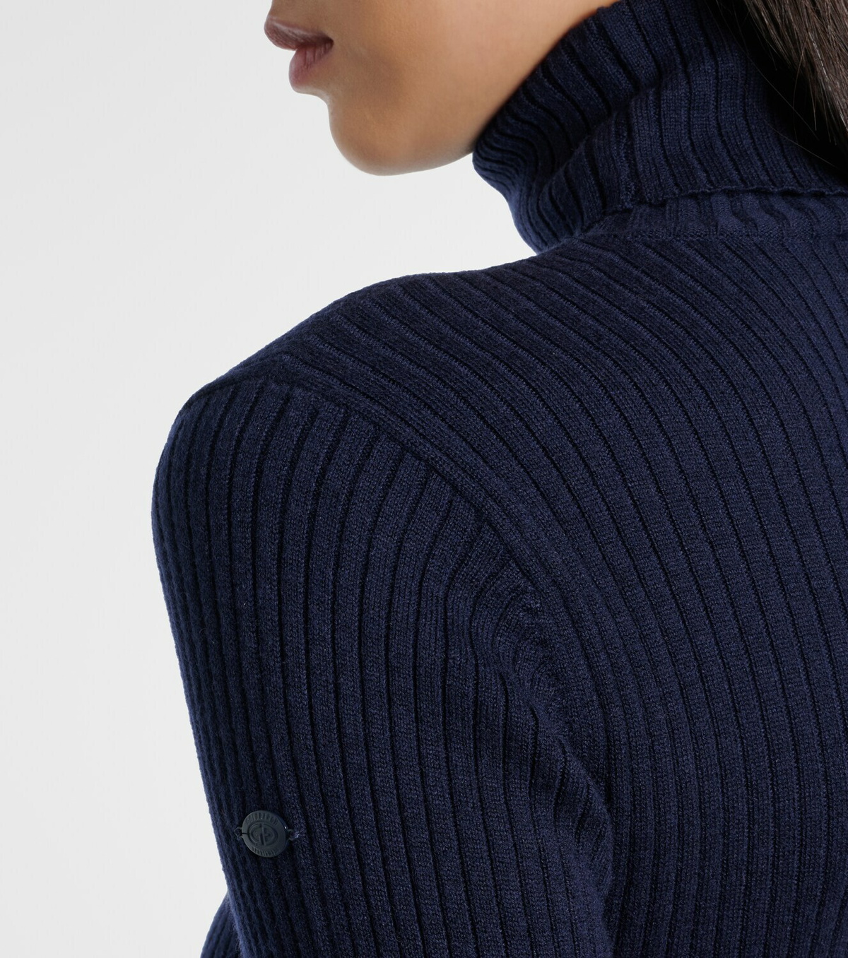 Goldbergh Mira ribbed-knit turtleneck ski top