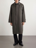 Herno - Slub Cotton-Twill Coat - Brown