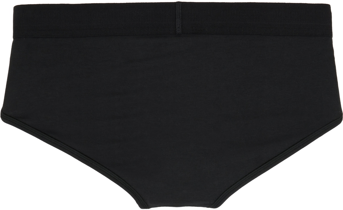 SKIMS Three-Pack Black SKIMS Cotton Briefs