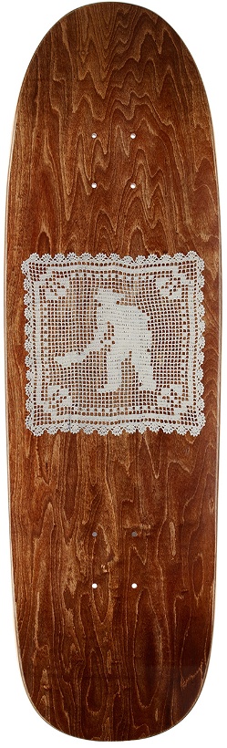 Photo: Pass~Port Brown Doily Digger Skateboard Deck, 8.875 in