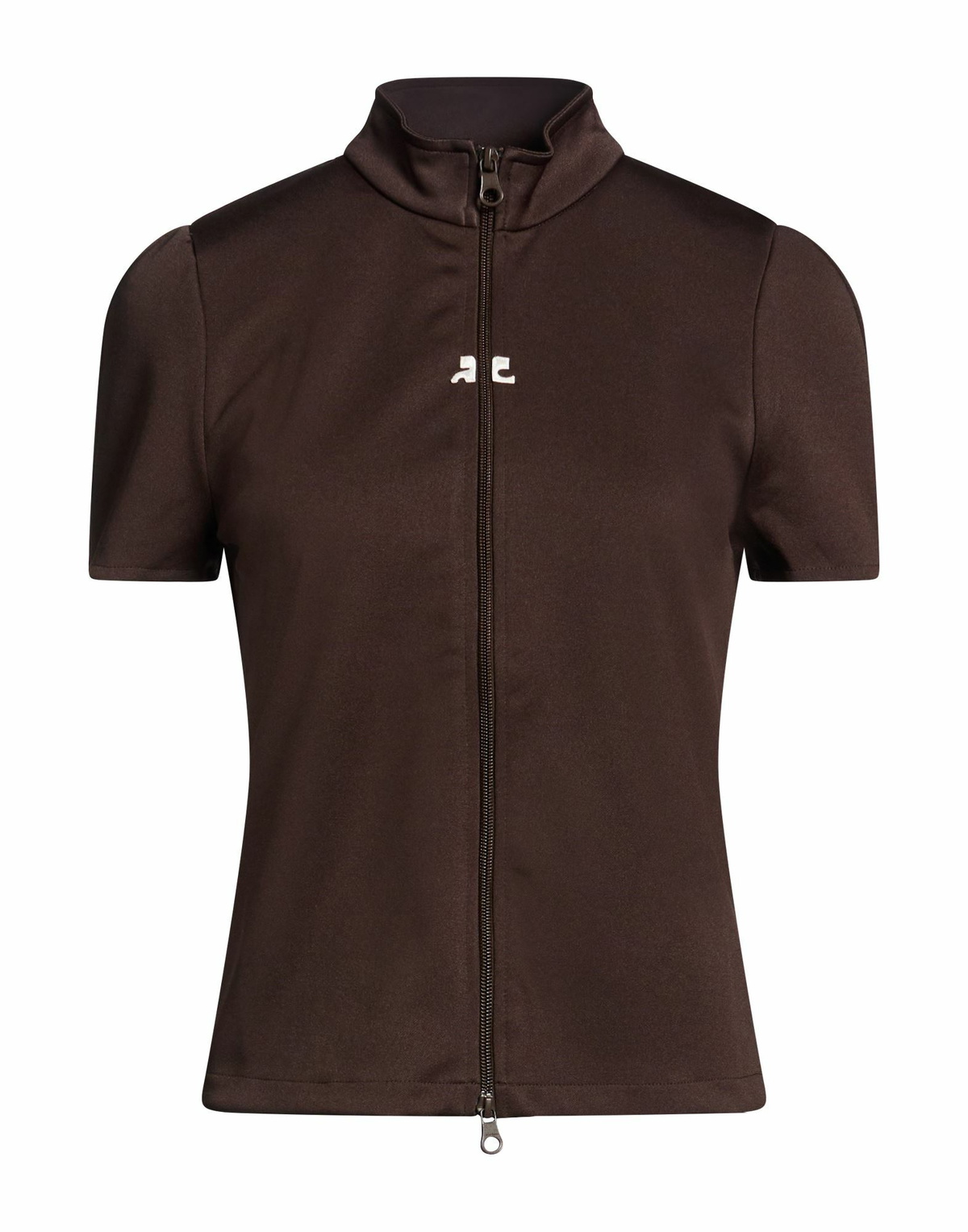 Courrèges Womens Sweatshirt in Dark brown