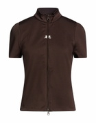 Courrèges Womens Sweatshirt in Dark brown